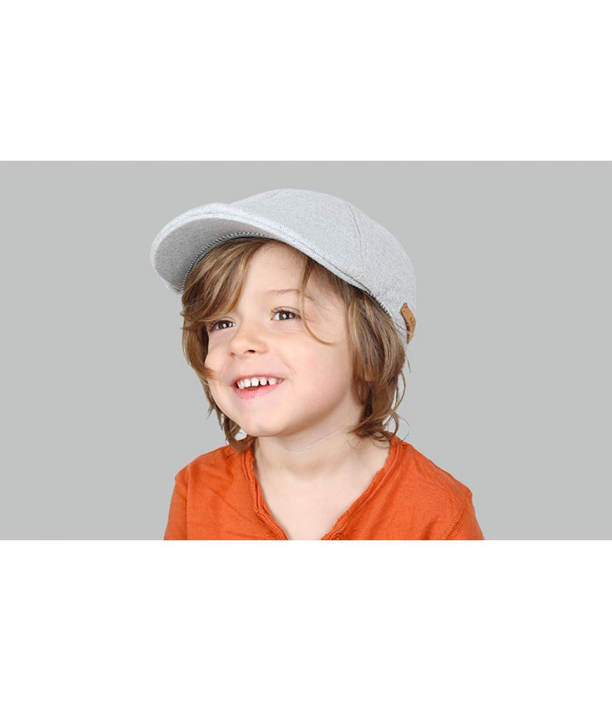 Gorra nino gris Kids Biduri grey